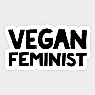 Vegan Feminist Sticker